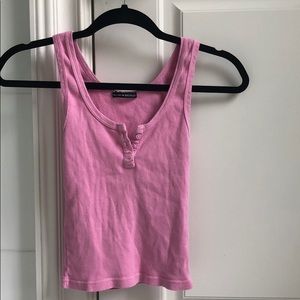 Brandy Melville pink tank top